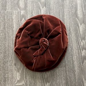 Stix Baer & Fuller Vintage Velvet Beret Hat